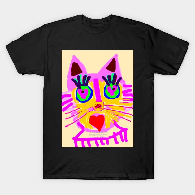 Cat Head T-Shirt by Kater